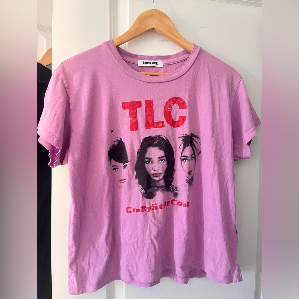 DAYDREAMER 100% Cotton Purple Band Tee TLC - Medium